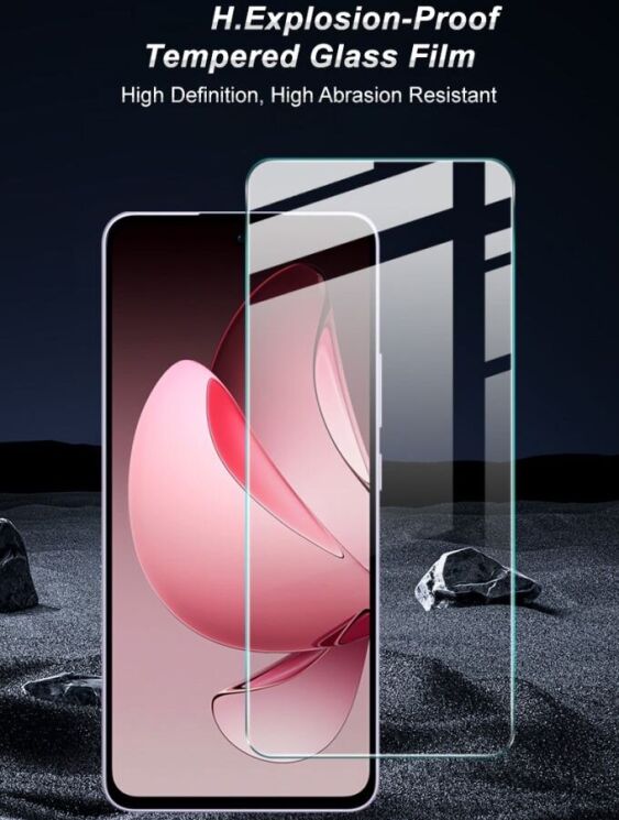 Защитное стекло IMAK H Screen Guard для OPPO Reno 13 F/FS 5G: фото 7 из 12
