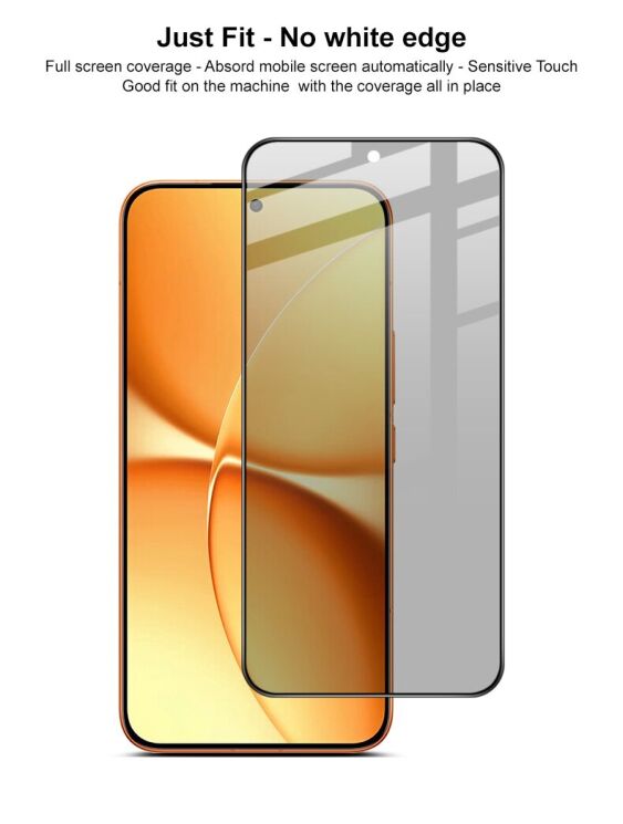 Захисне скло IMAK HighPrivacy для Xiaomi Poco X8 Pro Max - Black: фото 6 з 11