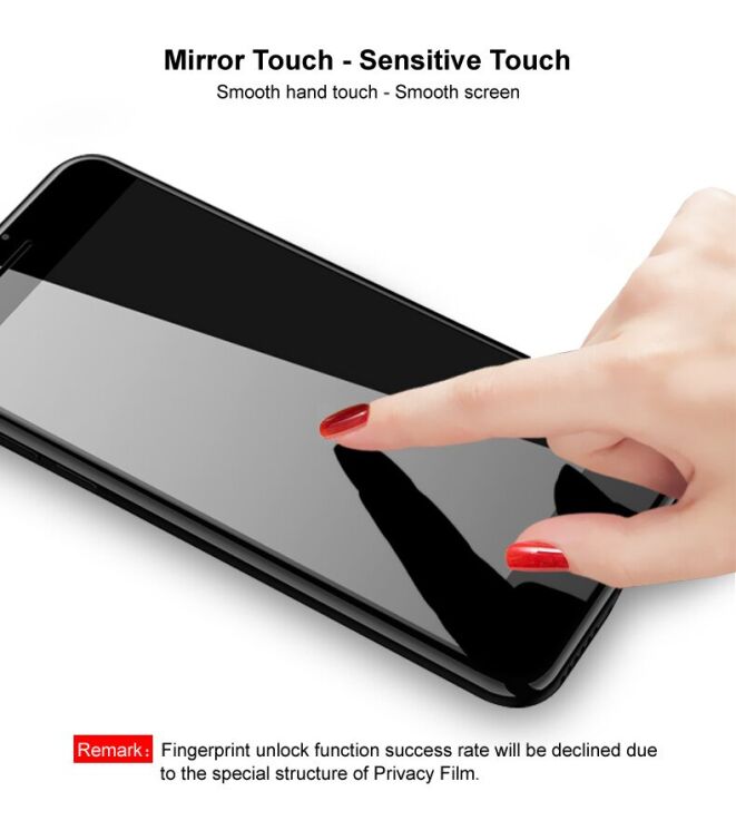 Захисне скло IMAK HighPrivacy для Xiaomi Poco X8 Pro Max - Black: фото 9 з 11