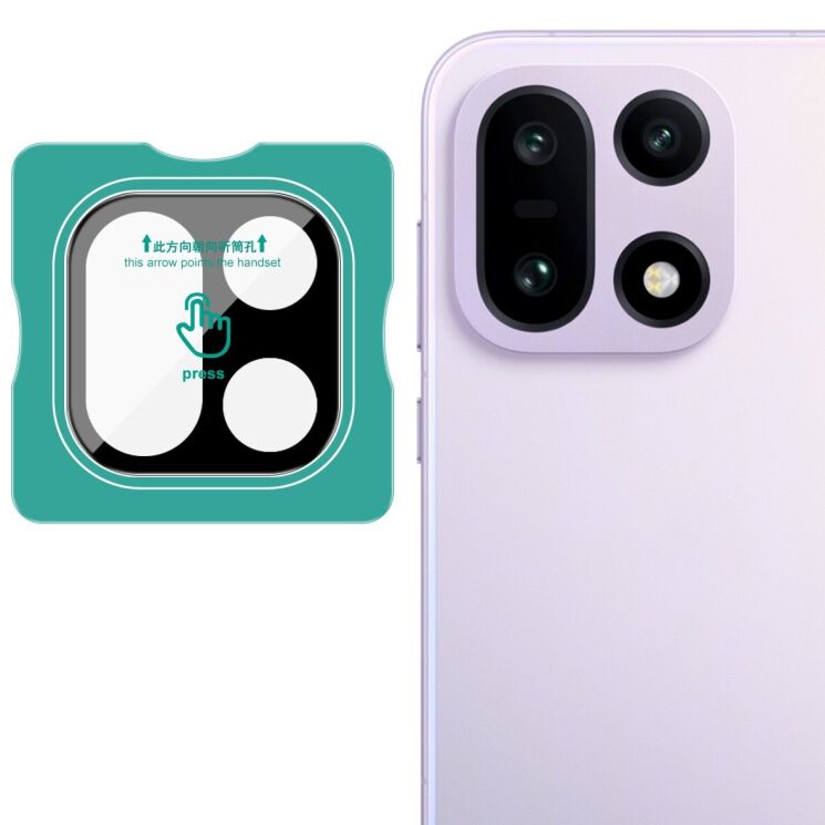 Защитное стекло IMAK Install Black Glass Lens для OnePlus 15 - Black: фото 2 из 9