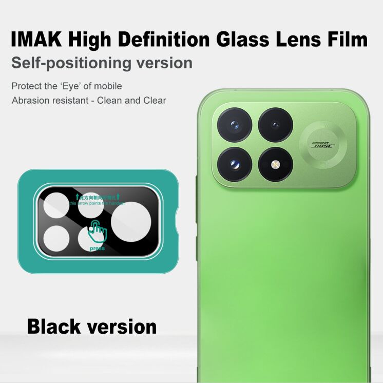 Защитное стекло IMAK Install Black Glass Lens для Xiaomi Poco F9 Pro - Black (429133B) Защитное стекло IMAK Install Black Glass Lens для Xiaomi Poco F9 Pro - Black: фото 4 из 9
