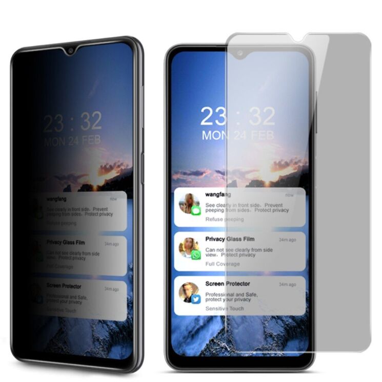 Защитное стекло IMAK Privacy 9H Protect для Samsung Galaxy A12 (A125) - Transparent: фото 1 из 9