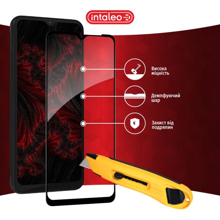 Захисне скло Intaleo Full Glue для Samsung Galaxy A04 (A045) - Black: фото 4 з 7