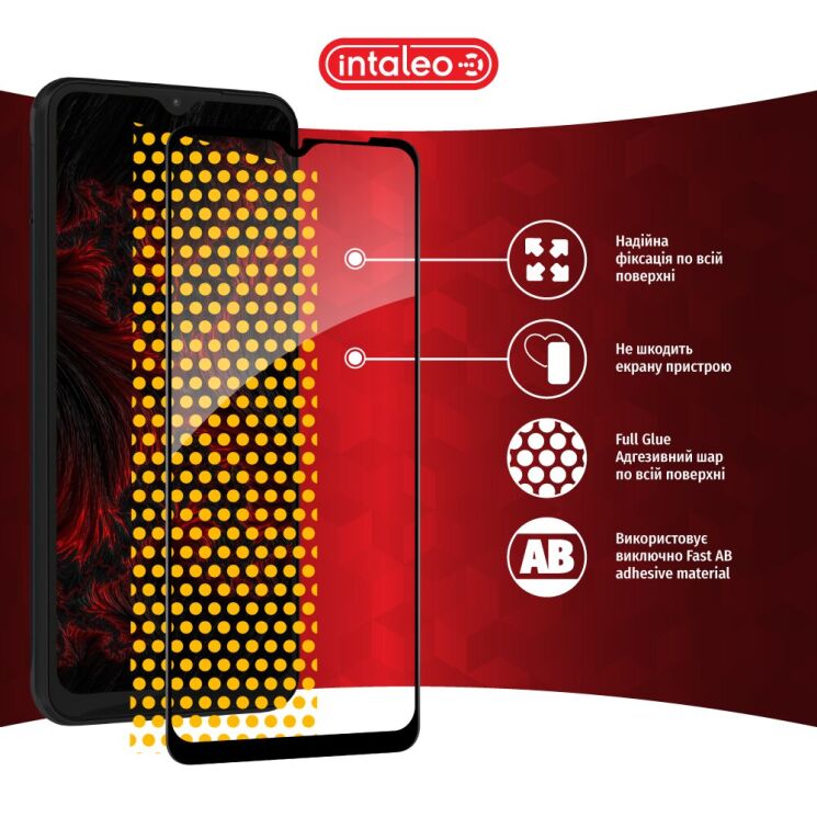 Захисне скло Intaleo Full Glue для Samsung Galaxy A04 (A045) - Black: фото 6 з 7