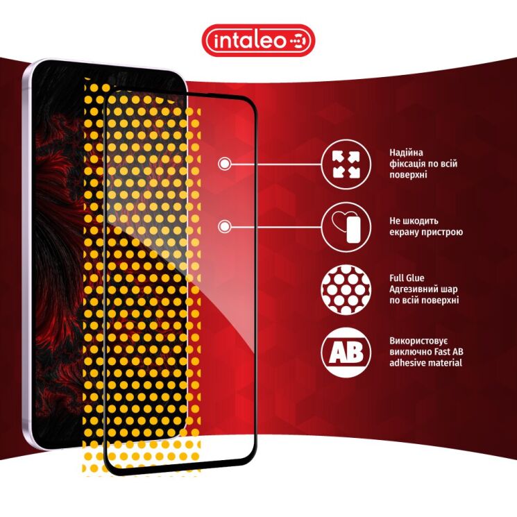 Защитное стекло Intaleo Full Glue для Samsung Galaxy A37 (A376) - Black (410909B) Защитное стекло Intaleo Full Glue для Samsung Galaxy A37 (A376) - Black: фото 7 из 8