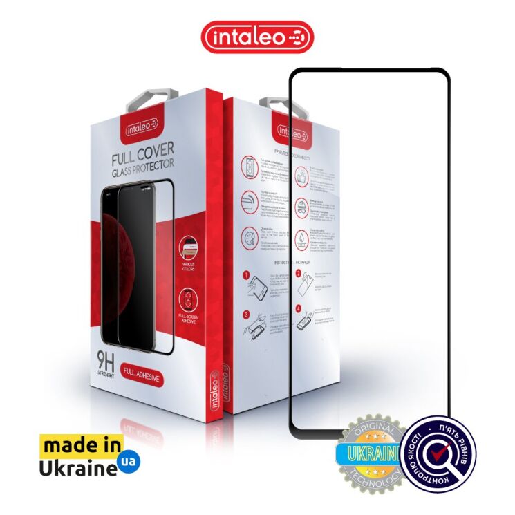 Защитное стекло Intaleo Full Glue для TECNO Spark 20 Pro - Black: фото 3 из 9