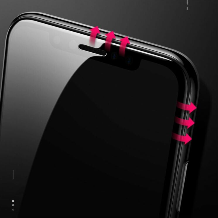 Защитное стекло JOYROOM Knight Series 2.5D Ultra Clear для Apple iPhone 11 Pro Max / iPhone XS Max - Black: фото 4 из 5