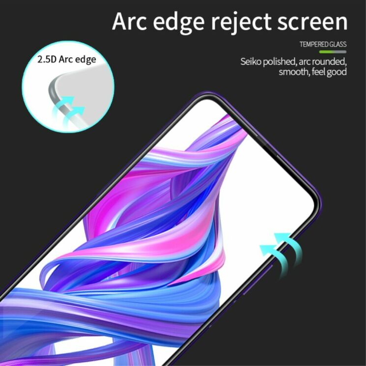 Защитное стекло MOFI 9H Full Glue для Huawei P Smart Pro / Honor 9X (for China) - Black: фото 7 из 13
