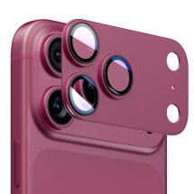 Захисне скло на камеру ENKAY Camera Style для iPhone 18 Pro - Wine Red: фото 1 з 6
