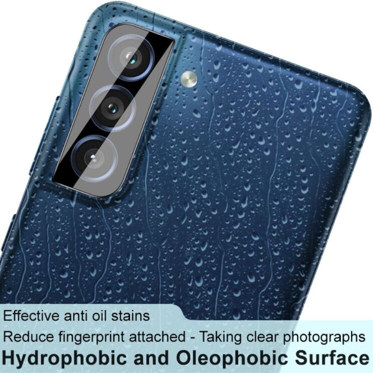 Защитное стекло на камеру IMAK Integrated Lens Protector для Samsung Galaxy S21 FE (G990) - Black: фото 6 из 11