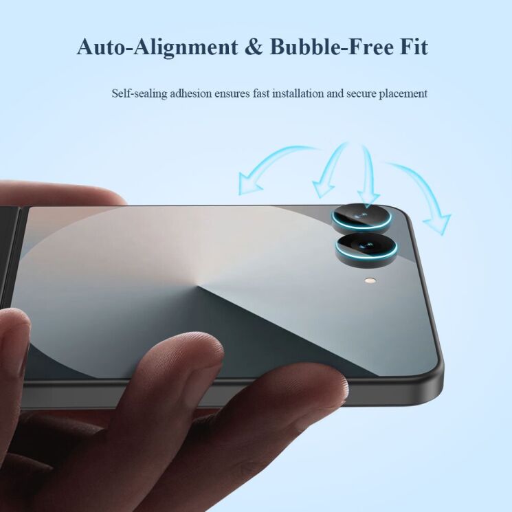 Защитное стекло на камеру LEREACH Camera Lens Protector для Samsung Galaxy Flip 8 - Black (423534B) Защитное стекло на камеру LEREACH Camera Lens Protector для Samsung Galaxy Flip 8 - Black: фото 7 из 10