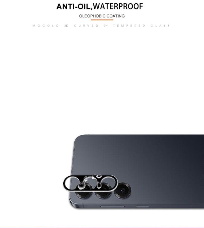 Защитное стекло на камеру MOCOLO Black Camera Lens для Samsung Galaxy S26 - Black: фото 7 из 8