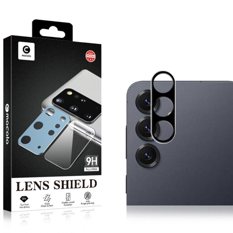 Защитное стекло на камеру MOCOLO Black Camera Lens для Samsung Galaxy S26 - Black: фото 8 из 8