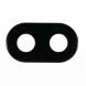 Защитное стекло на заднюю камеру Deexe Black Camera Lens для Google Pixel 9a - Black (375419B). Фото 2 из 5