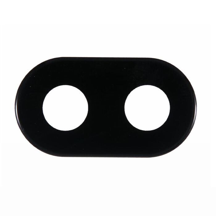 Защитное стекло на заднюю камеру Deexe Black Camera Lens для Google Pixel 9a - Black: фото 2 из 5