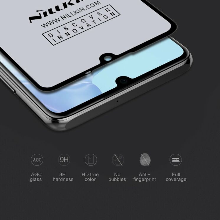 Защитное стекло NILLKIN 3D CP+ MAX для Huawei P30 - Black: фото 9 из 21