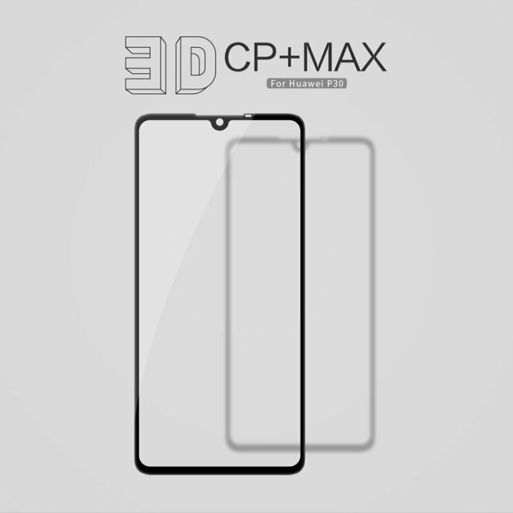 Защитное стекло NILLKIN 3D CP+ MAX для Huawei P30 - Black: фото 1 из 21