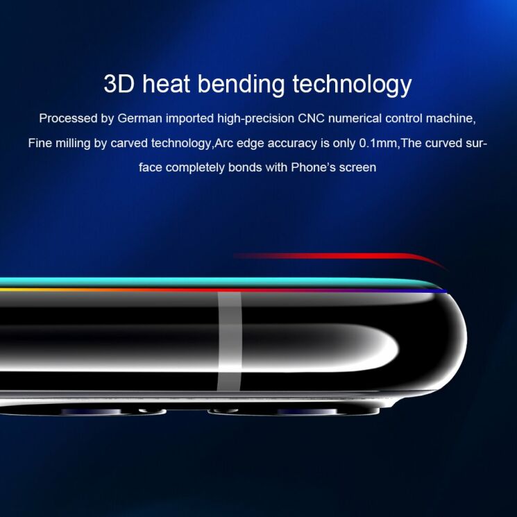 Защитное стекло NILLKIN 3D CP+ MAX для Samsung Galaxy S20 Plus (G985) - Black: фото 9 из 13