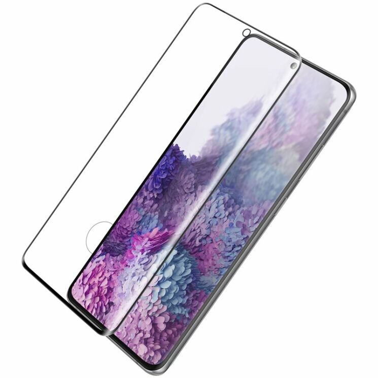 Защитное стекло NILLKIN 3D CP+ MAX для Samsung Galaxy S20 Plus (G985) - Black: фото 3 из 13