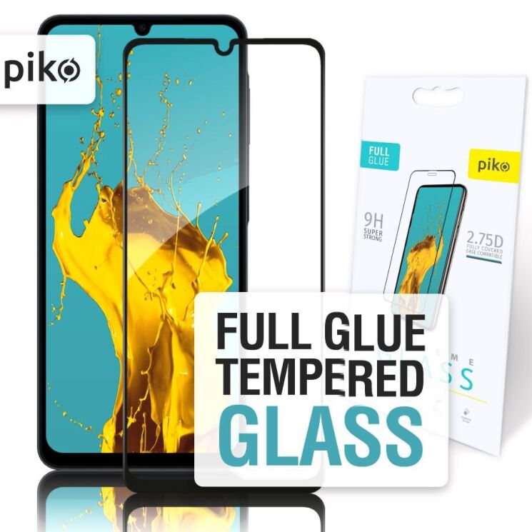 Защитное стекло Piko Full Glue для Samsung Galaxy A08 (A085) - Black (245303B) Защитное стекло Piko Full Glue для Samsung Galaxy A08 (A085) - Black: фото 1 из 5