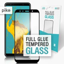 Захисне скло Piko Full Glue для Samsung Galaxy A7 2018 (A750) - Black: фото 1 з 4