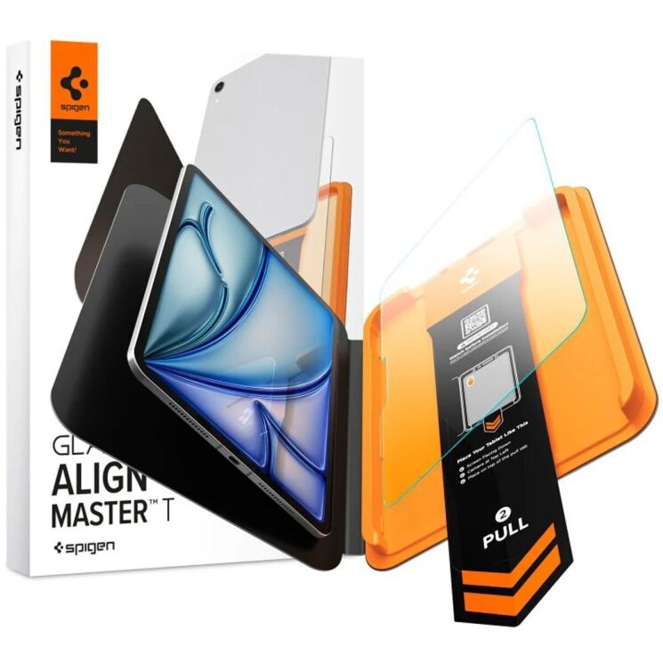 Захисне скло Spigen GLAS.tR AlignMaster T для iPad Air 11 M4/M3/M2 (2026/2025/2024) AGL11702 (409804) Захисне скло Spigen GLAS.tR AlignMaster T для iPad Air 11 M4/M3/M2 (2026/2025/2024) AGL11702: фото 1 з 12