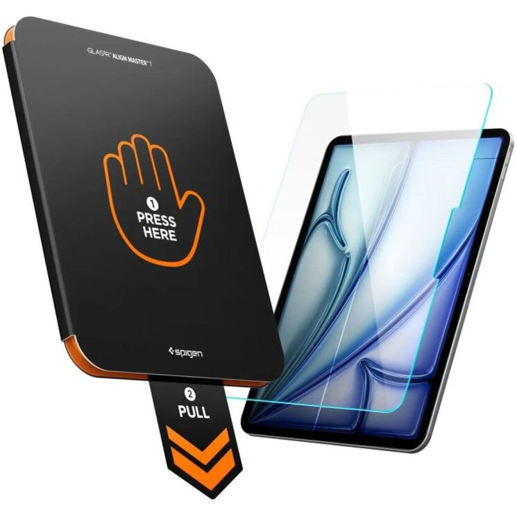 Захисне скло Spigen GLAS.tR AlignMaster T для iPad Air 11 M4/M3/M2 (2026/2025/2024) AGL11702 (409804) Захисне скло Spigen GLAS.tR AlignMaster T для iPad Air 11 M4/M3/M2 (2026/2025/2024) AGL11702: фото 4 з 12