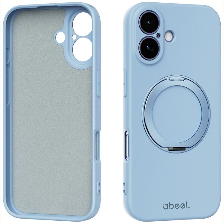 Захисний чохол ABEEL Lyra Skin Kickstand with MagSafe для Apple iPhone 17 - Sky Blue: фото 1 з 5