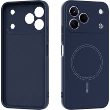 Защитный чехол ABEEL Lyra Skin with MagSafe для TECNO Spark 50 - Dark Blue: фото 1 из 7