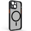Защитный чехол ArmorStandart Unit MagSafe SE для Apple iPhone 15 - Black / Orange (371528BO)
