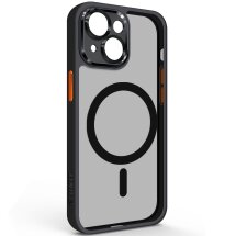 Защитный чехол ArmorStandart Unit MagSafe SE для iPhone 15 - Black / Orange: фото 1 из 2