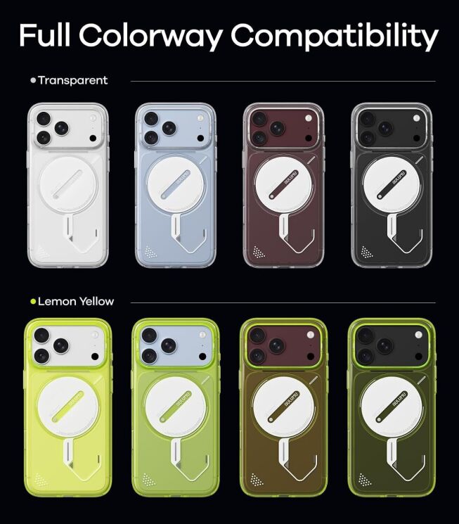 Захисний чохол AULUMU Ghost Lumen (with MagSafe) для iPhone 18 Pro / 17 Pro - Transparent: фото 8 з 8
