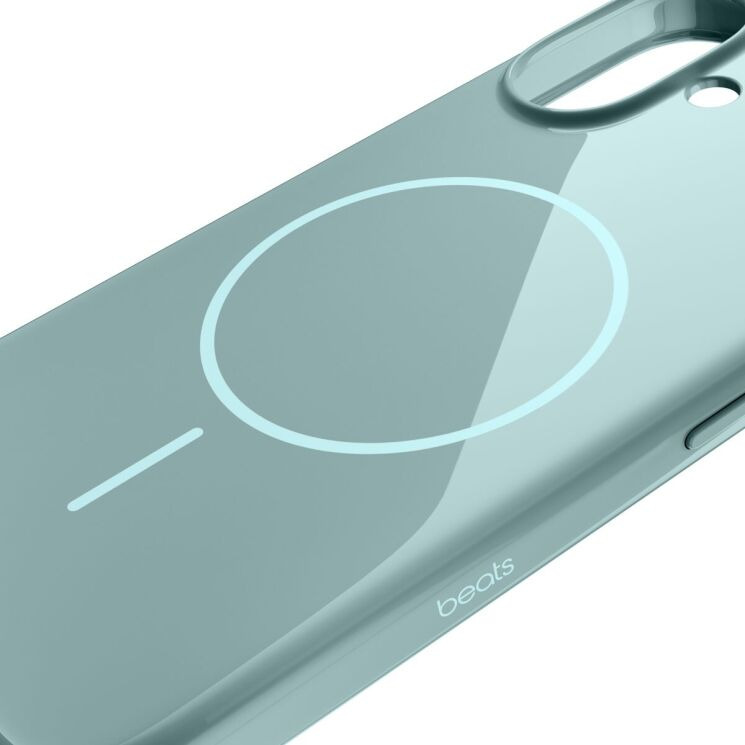 Защитный чехол Beats Case with MagSafe для iPhone 16 (MCFE4) - Riptide Blue: фото 3 из 6
