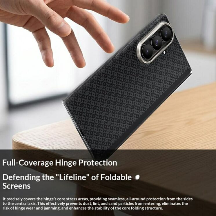 Защитный чехол BENKS ArmorGrid Air Magnetic для Samsung Galaxy Fold 8 Ultra - Black: фото 7 из 8