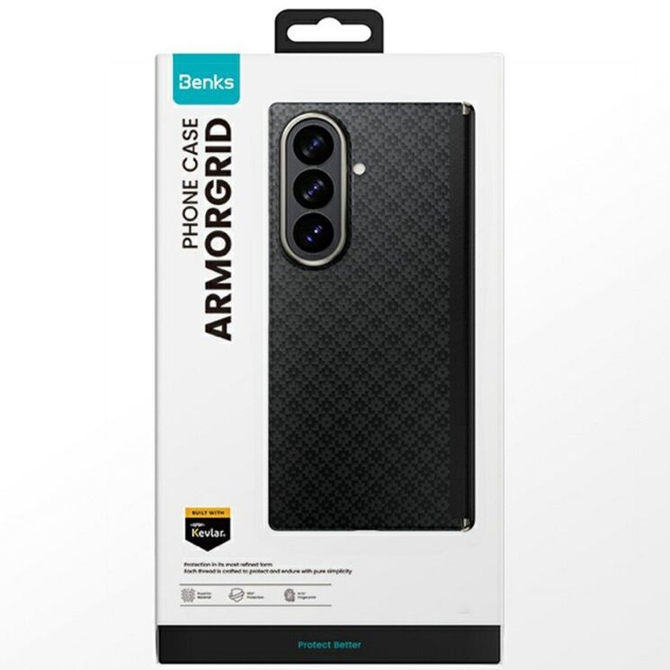 Защитный чехол BENKS ArmorGrid Air Magnetic для Samsung Galaxy Fold 8 Ultra - Black: фото 8 из 8