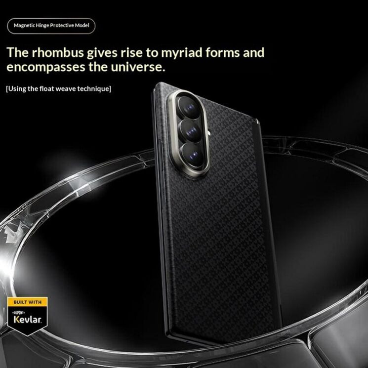 Защитный чехол BENKS ArmorGrid Air Magnetic для Samsung Galaxy Fold 8 Ultra - Black: фото 3 из 8