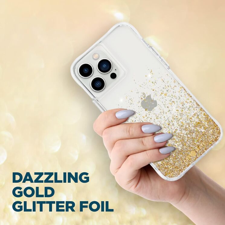Защитный чехол Case-Mate Twinkle Ombre для Apple iPhone 12 / iPhone 12 Pro - Gold: фото 5 из 14