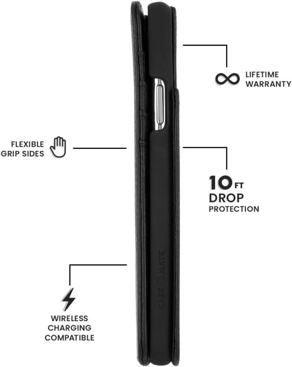 Защитный чехол Case-Mate Wallet Case для Apple iPhone 11 Pro (CM039500) - Black: фото 6 из 7