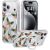 Защитный чехол CASEKOO Floral Series MagSafe для iPhone 17 Pro Max - Dancing Butterfly: фото 1 из 8