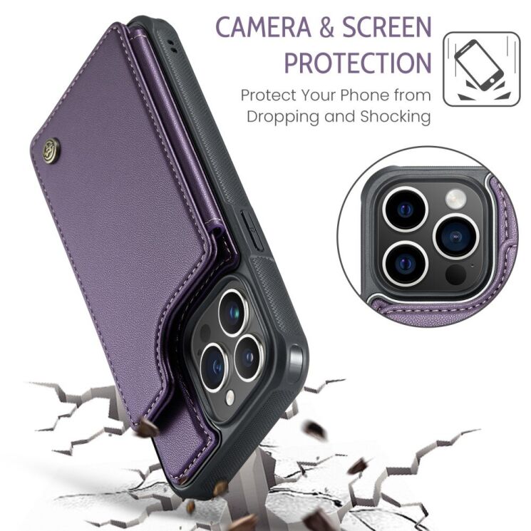 Защитный чехол CaseMe C22 Series для Apple iPhone 15 Pro Max - Black: фото 8 из 12