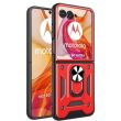 Защитный чехол Deexe Armor Case (FF) для Motorola Razr 50 Ultra - Red (358801R)