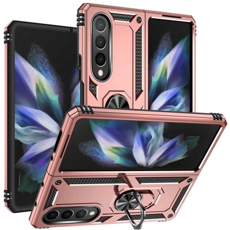 Защитный чехол Deexe Armor Case (FF) для Samsung Galaxy Fold 4 - Rose Gold: фото 1 из 8