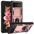 Защитный чехол Deexe Armor Case (FF) для Samsung Galaxy Flip 3 - Rose Gold (282329RG)