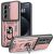 Защитный чехол Deexe Armor Shield для Infinix Hot 50 Pro - Rose Gold: фото 1 из 8