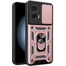 Защитный чехол Deexe Armor Shield для Motorola Edge 50 Fusion - Rose Gold: фото 1 из 7