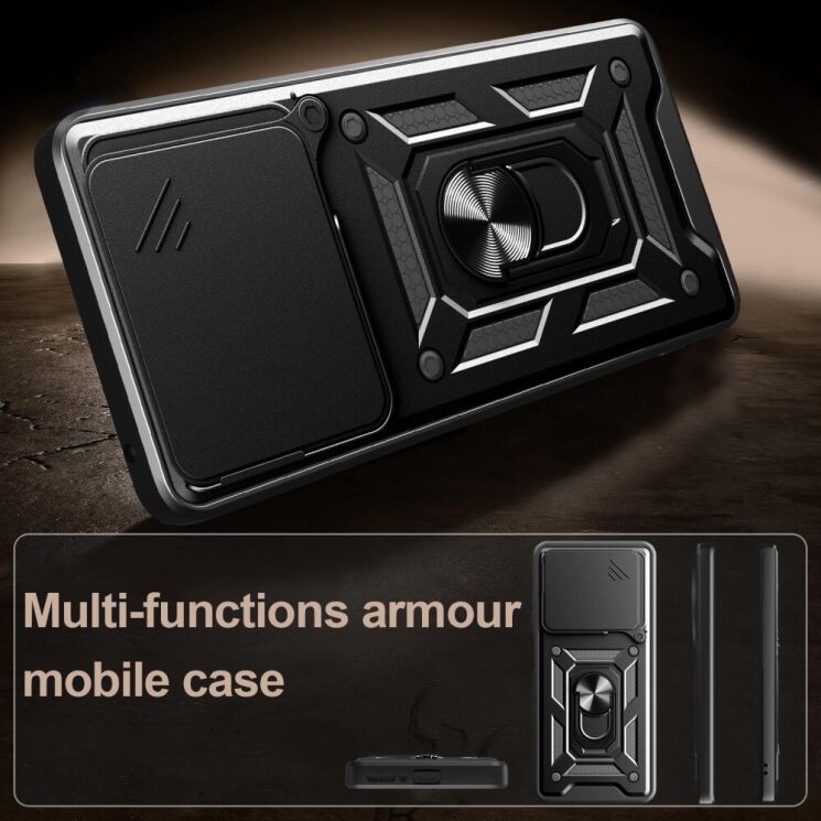 Защитный чехол Deexe Armor Shield для ZTE Blade A35 / A55 - Red: фото 9 из 10