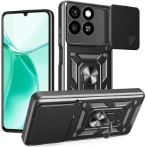Защитный чехол Deexe Armor Shield для ZTE Blade A35 / A55 - Black: фото 1 из 10