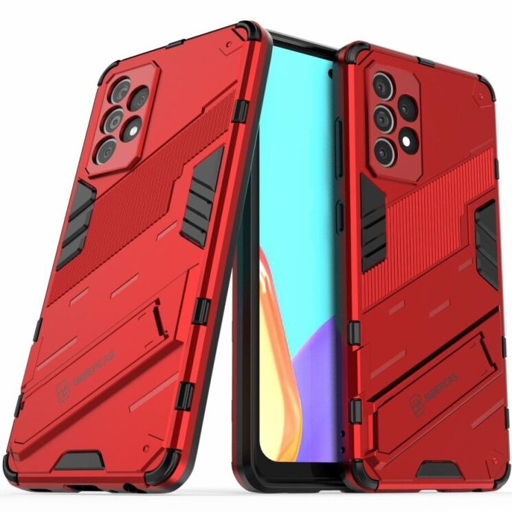 Защитный чехол Deexe Bibercas для Samsung Galaxy A52 (A525) / A52s (A528) - Red: фото 1 из 10