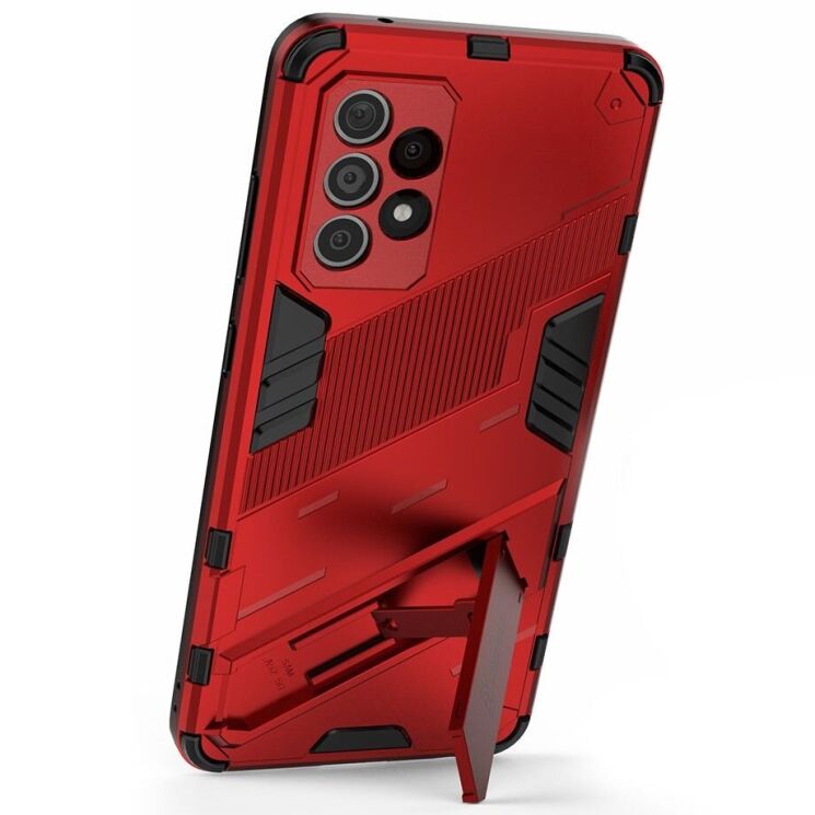 Защитный чехол Deexe Bibercas для Samsung Galaxy A52 (A525) / A52s (A528) - Red: фото 3 из 10