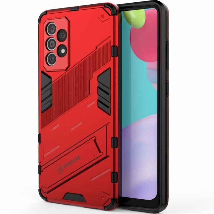 Защитный чехол Deexe Bibercas для Samsung Galaxy A52 (A525) / A52s (A528) - Red: фото 2 из 10
